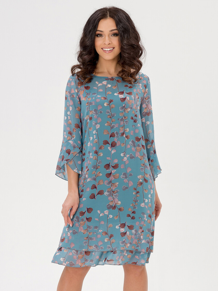 

Платье Бетани, Голубой;мятный (листья)