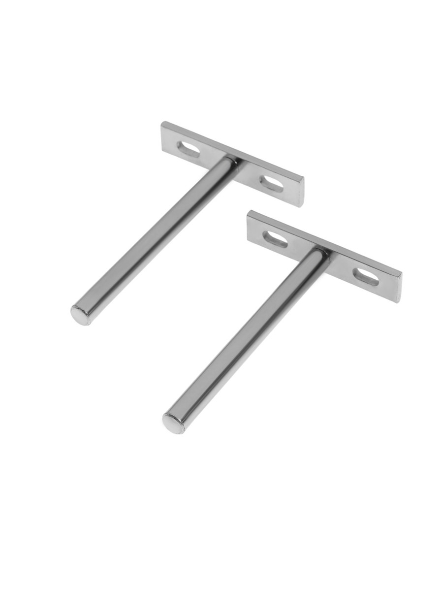 

Полкодержатель cappio ps002, скрытого монтажа, 67х100 мм, набор 2 шт, Серебристый