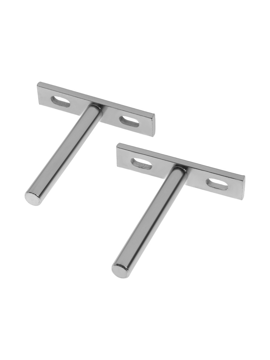 

Полкодержатель cappio ps002, скрытого монтажа, 67х70 мм, набор 2 шт, Серебристый