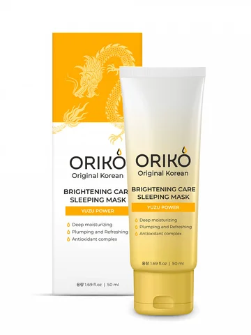 Ночная маска для лица с экстрактом юдзу,