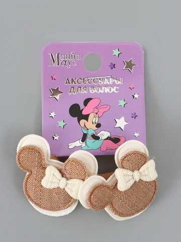 Резинка для волос набор 2 шт, минни маус