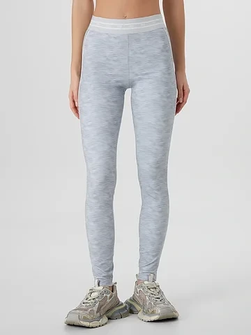 Легинсы спортивные женские серые