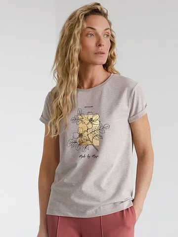 Футболка кофейный VILATTE