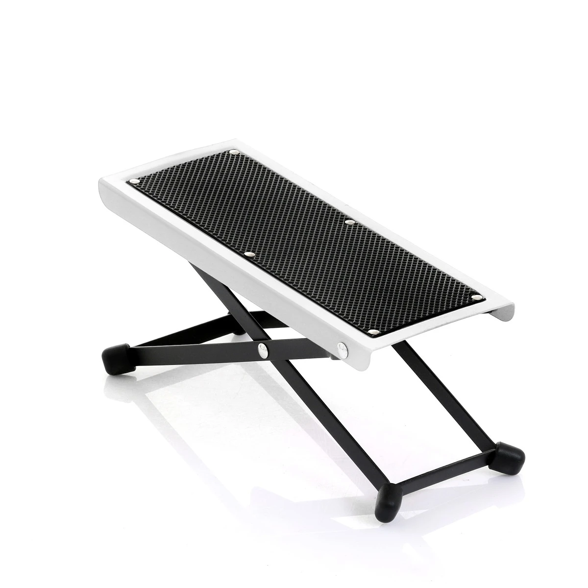 

Подставка под ногу гитариста, белая, 25.5×10.5×12.5-25.5 см, Белый;черный