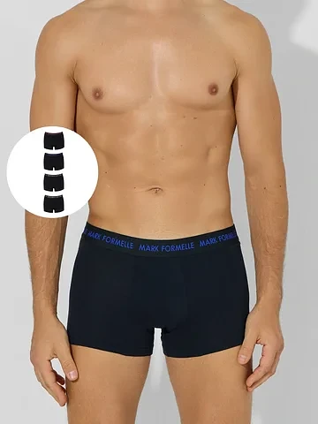 Трусы боксеры мужские в наборе, 4 шт