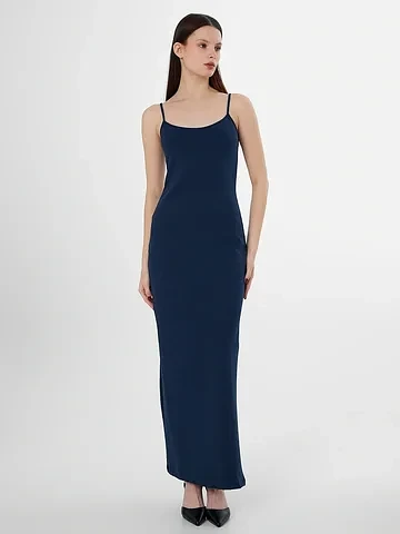 Сарафан макси женский синий