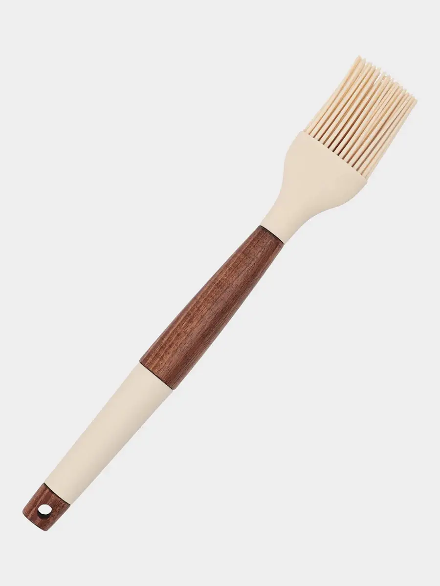 

Кисточка кулинарная magistro, силикон, 25.5×3.8 см, бежевая, Бежевый