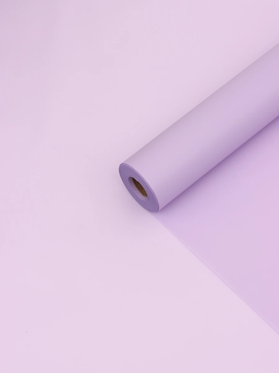

Пленка для цветов, матовая, светло-сиреневая, 0,57 х 30 м ±5 %, 50мкм