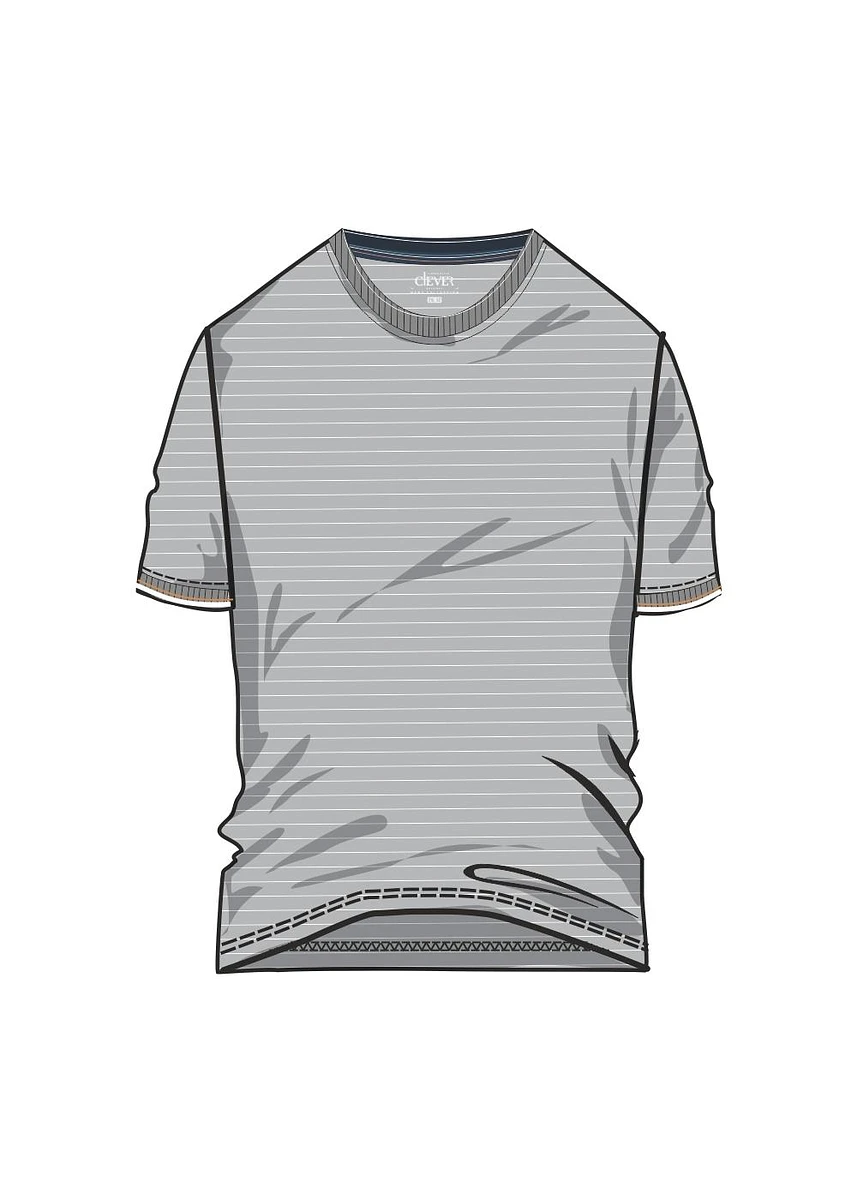 

Футболка, Серый/белый