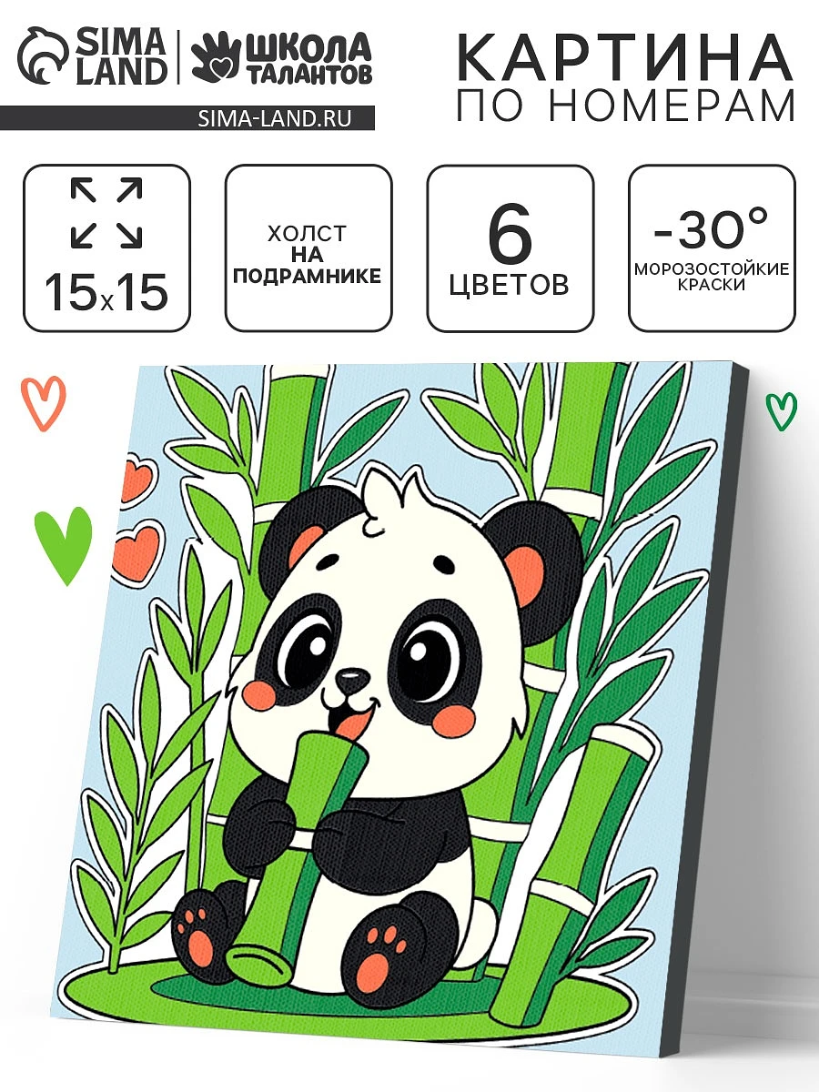 

Картина по номерам на холсте с подрамником