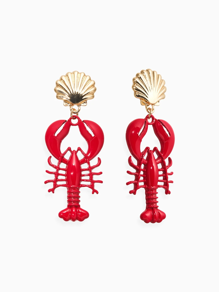 

Серьги, Красный