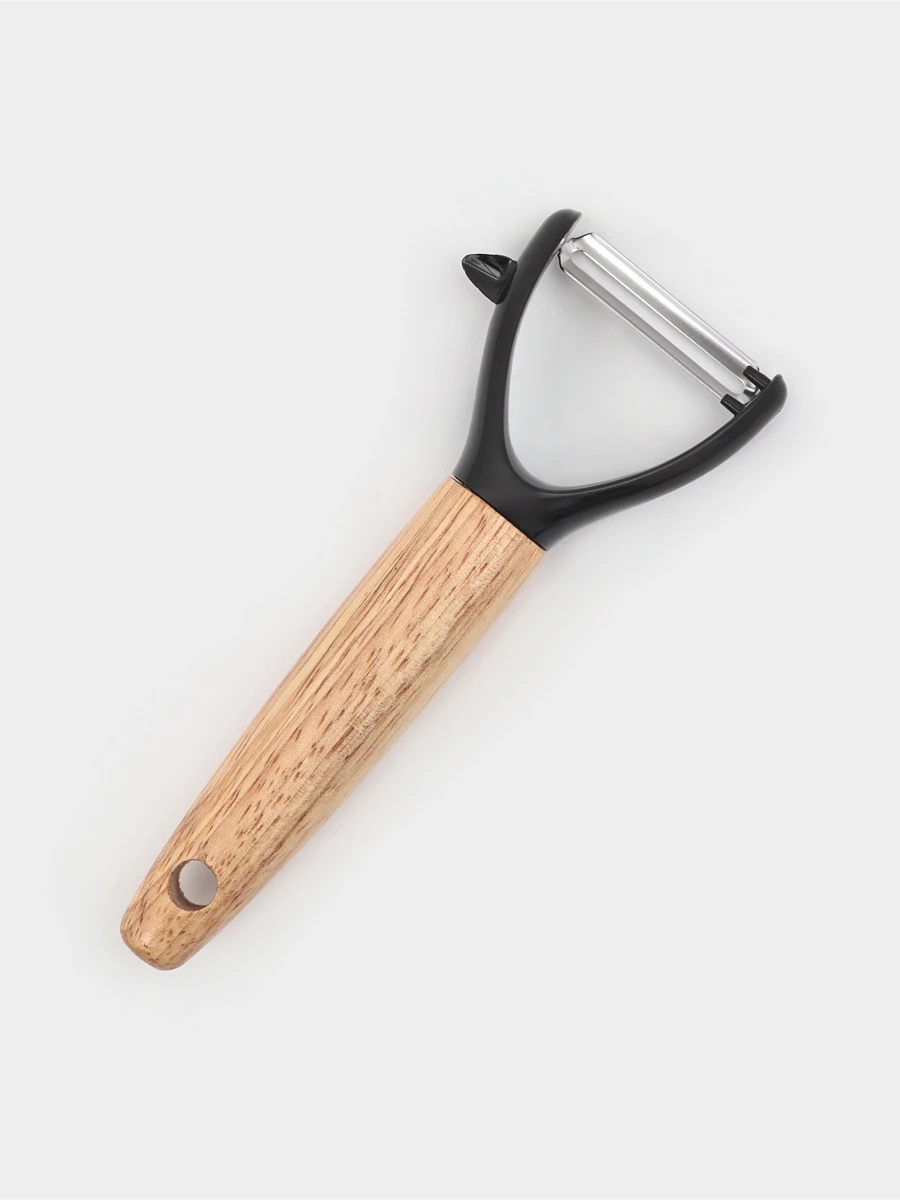 

Овощечистка magistro, 17×7×2.5 см, нержавеющая сталь, ручка каучук, бежевая, черная, Бежевый;черный