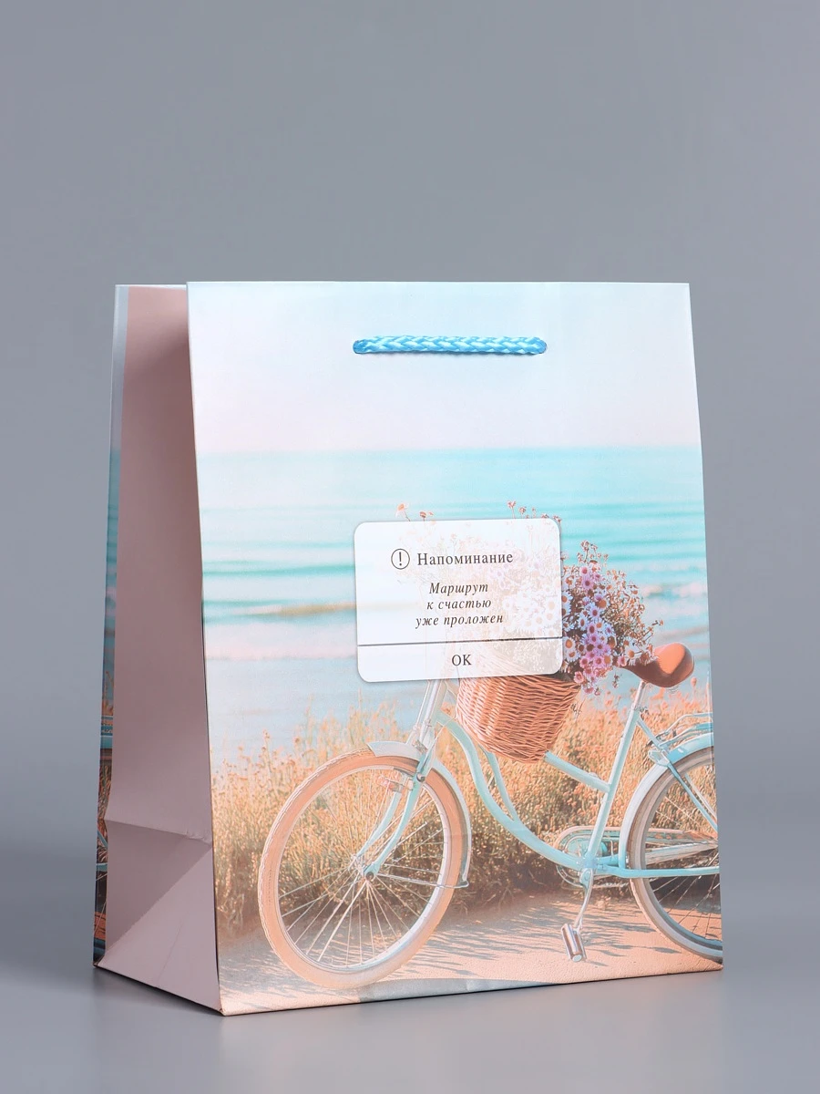 

Пакет подарочный ламинированный, Разноцветный