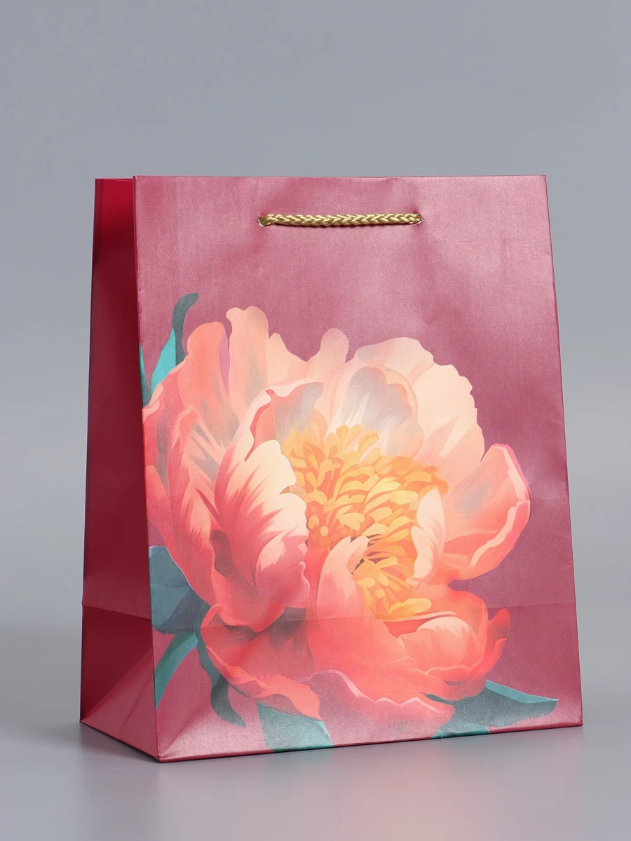 

Пакет подарочный ламинированный, Бордовый;разноцветный