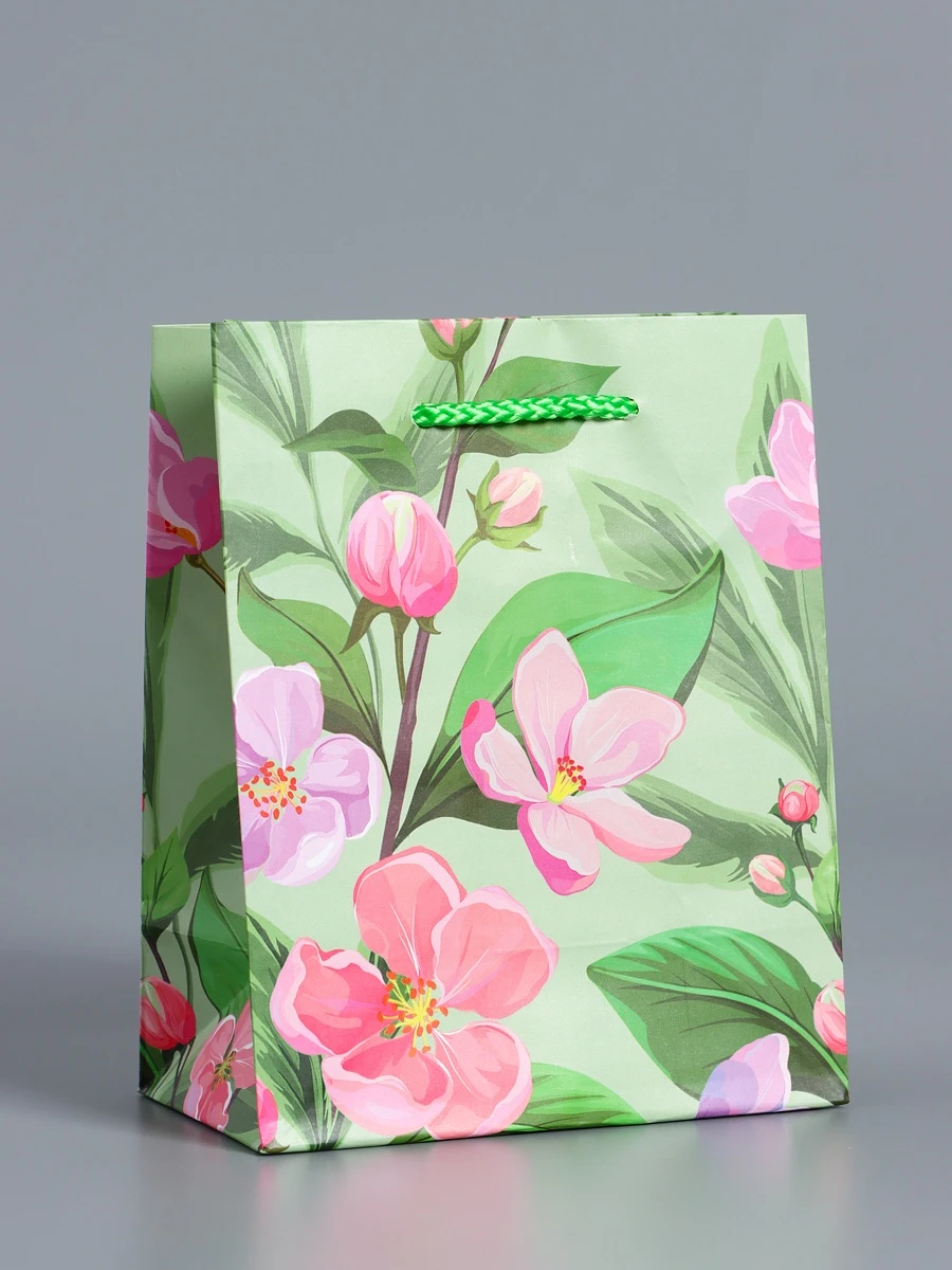 

Пакет подарочный ламинированный, Разноцветный;зеленый