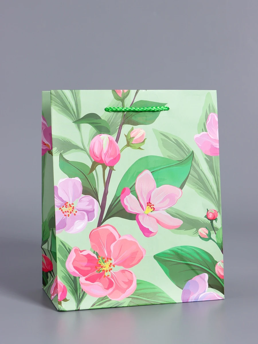 

Пакет подарочный ламинированный, Разноцветный;зеленый