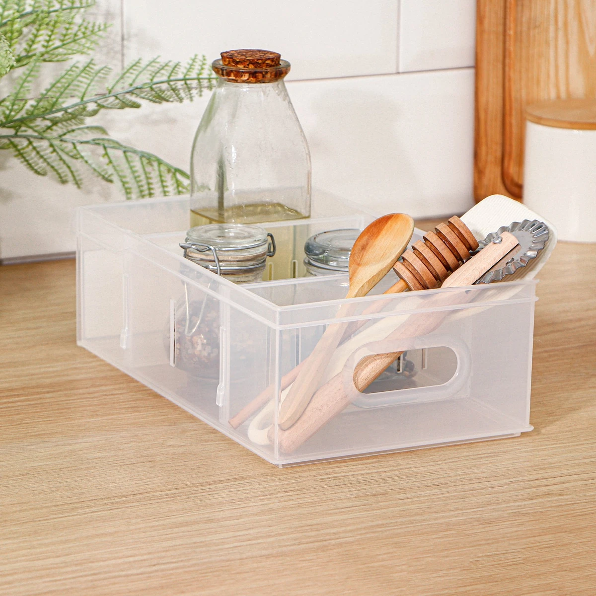 

Контейнер для хранения без крышки rolly, 2.65 л, 15×26.6×8.7 см, прозрачный