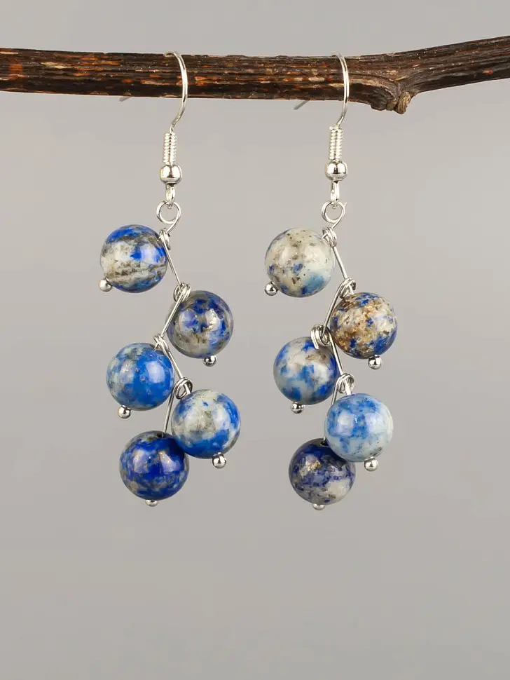 

Серьги, Синий