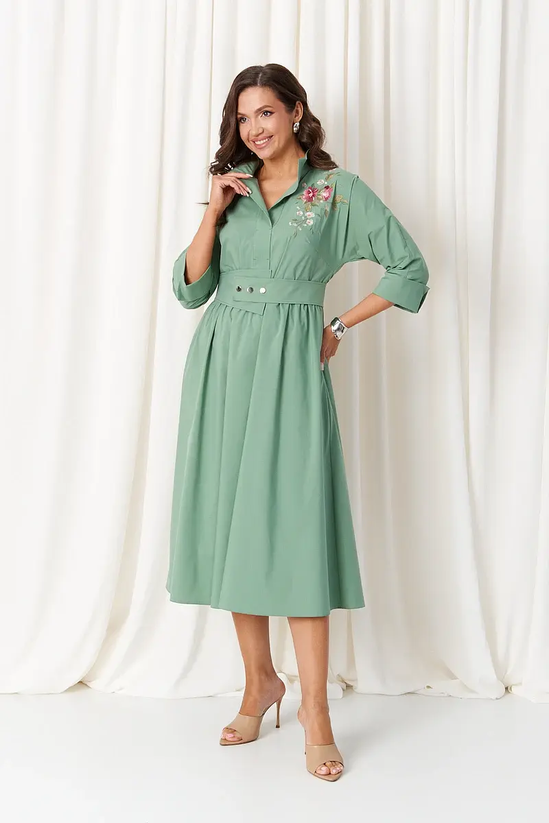 

Платье женское, Оливковый