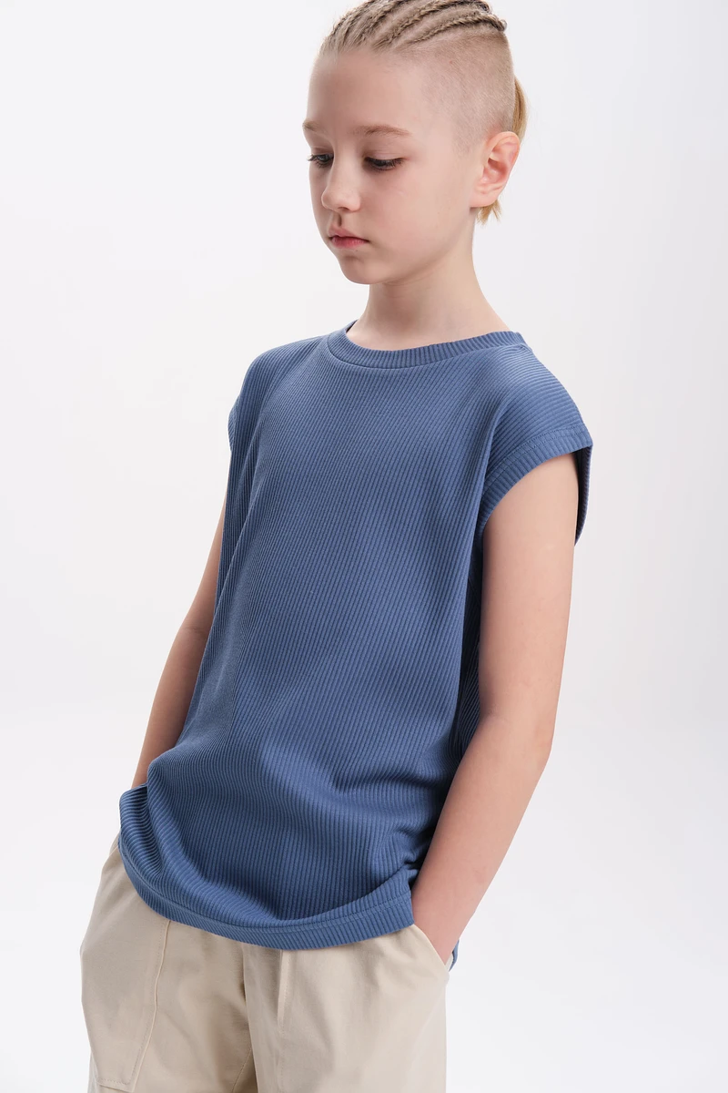 

Майка, Синий;джинс