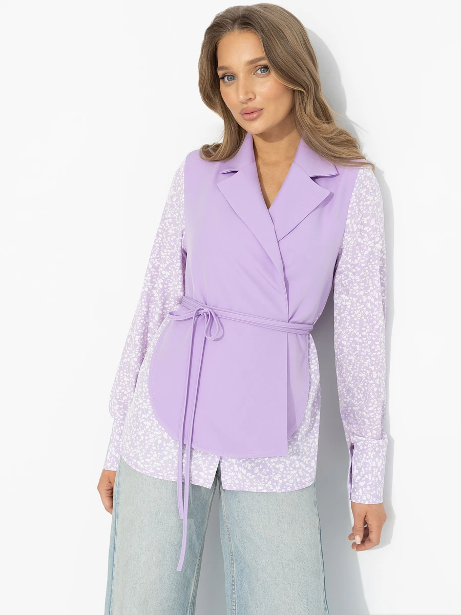 

Рубашка, Фиолетовый;сиреневый