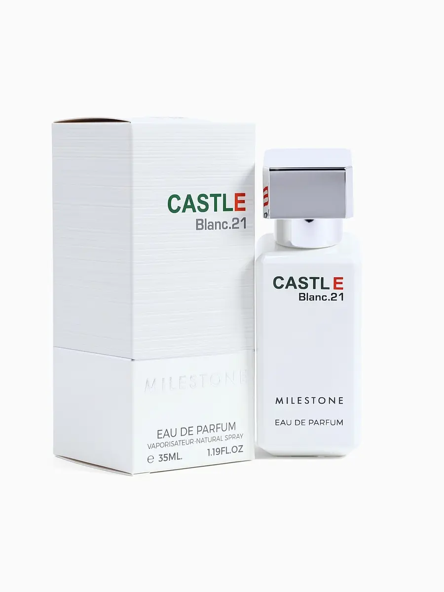 

Парфюмерная вода мужская milestone castle blanc.21, 35 мл (мотив eau de lacoste blanc)