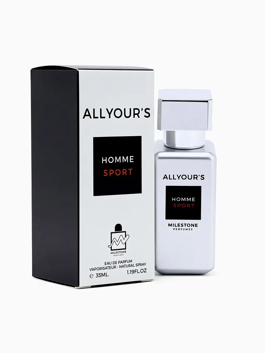 

Парфюмерная вода мужская all your's homme sport, 35 мл (мотив allure homme sport chanel)