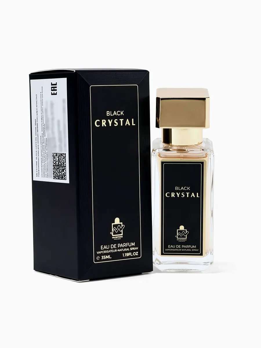 

Парфюмерная вода женская milestone black crystal, 35 мл (по мотивам versace crystal noir)