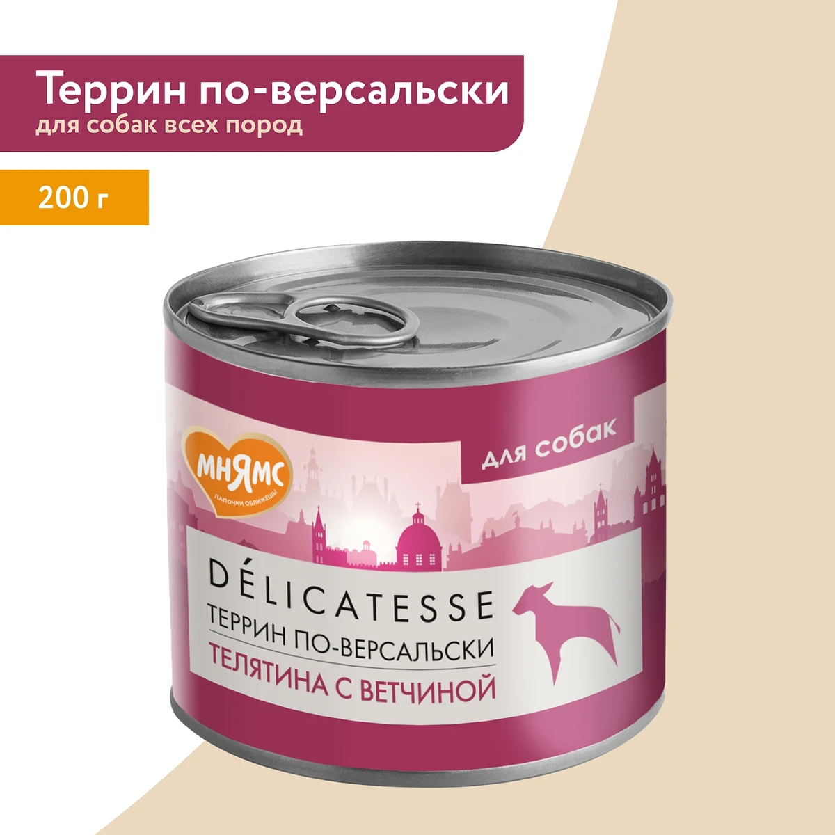 

Влажный корм мнямс деликатес паштет