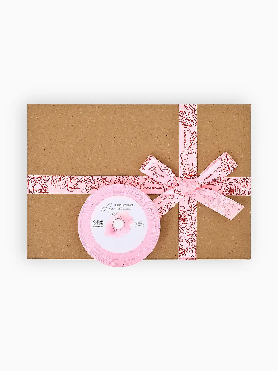 

Лента атласная, Розовый