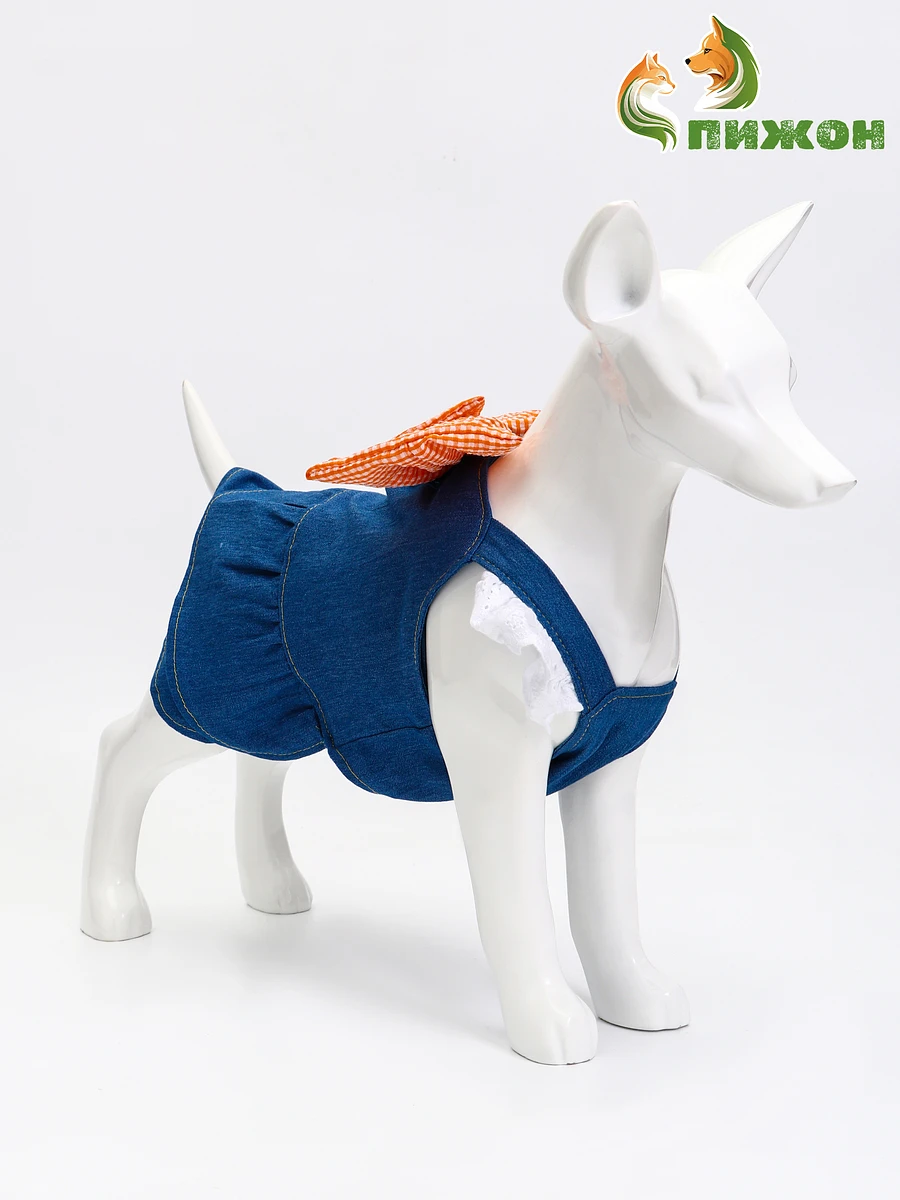 

Платье для животных, Синий