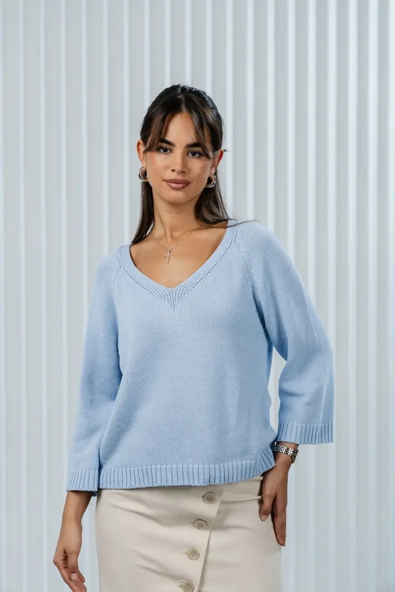 

Джемпер, Голубой;бледно-голубой