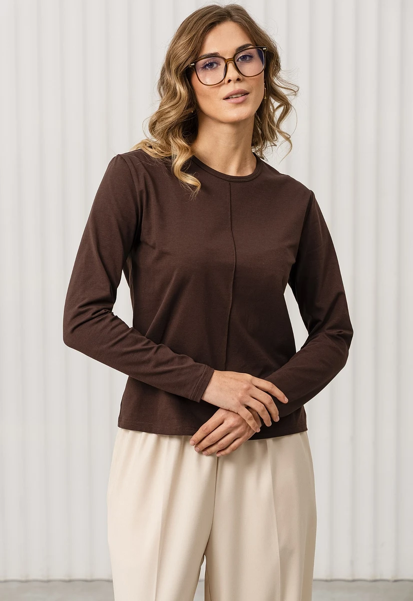 

Джемпер, Коричневый;темно-шоколадный