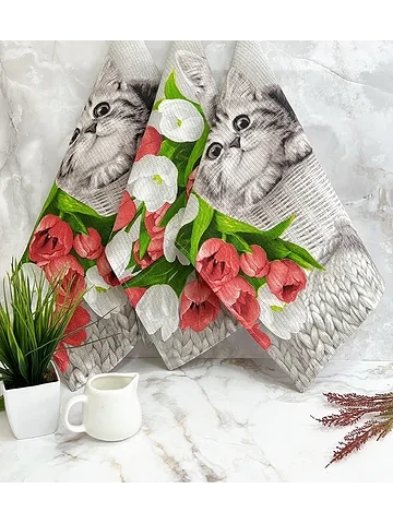 Набор полотенец вафельных Набор полотене