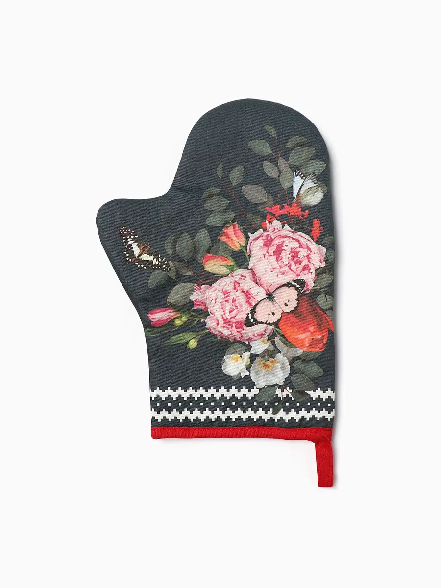 

Варежка прихватка, Черный