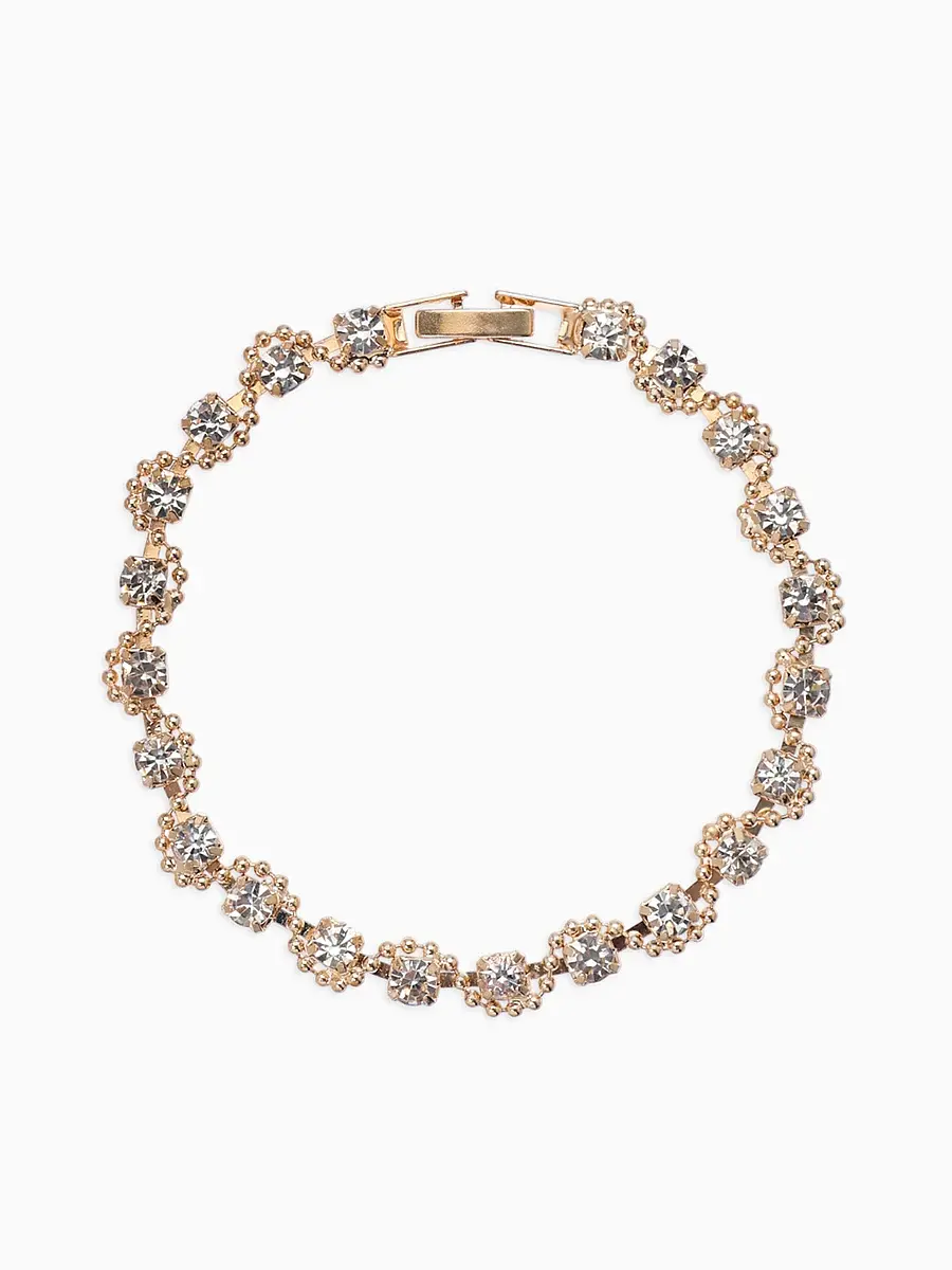 

Браслет со стразами, Белый