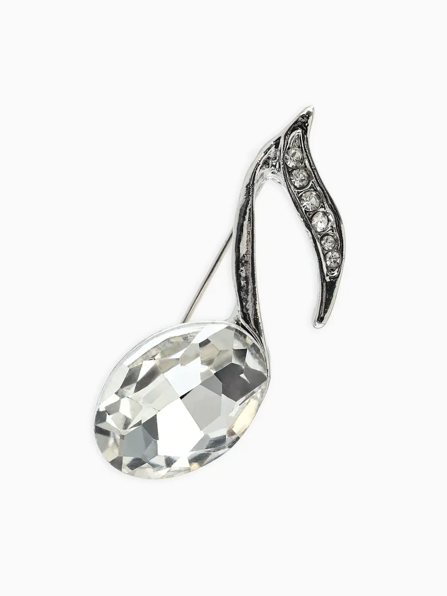 

Брошь, Белый