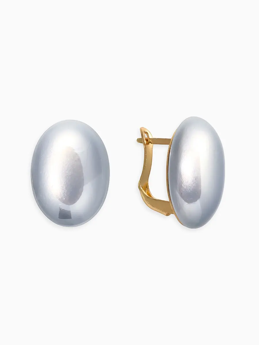 

Серьги с жемчугом, Серый