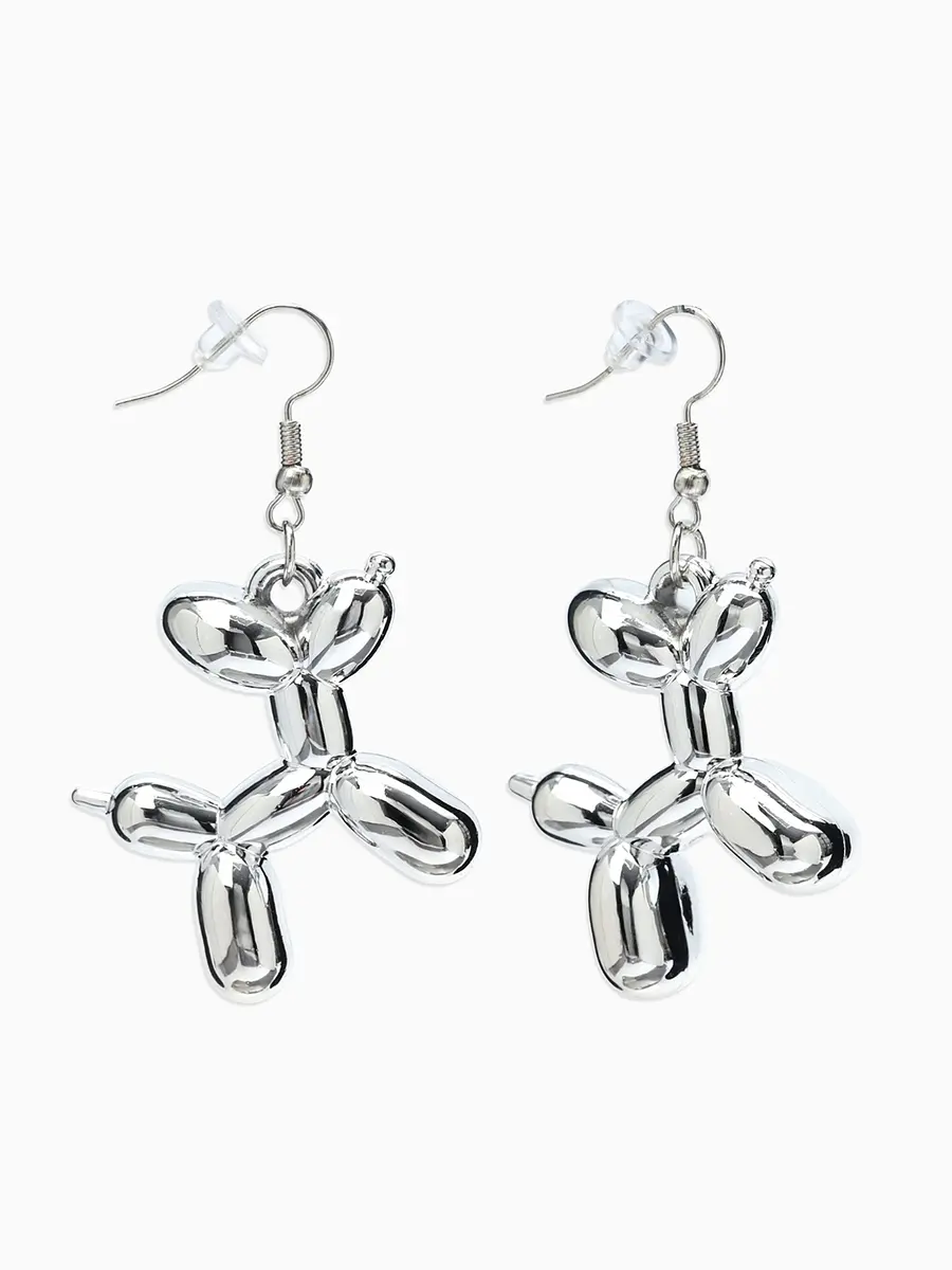 

Серьги металл, Серебристый