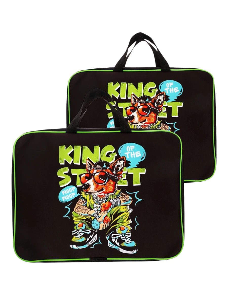 

Папка с ручками текстильная а4, 360×245×70 мм, calligrata top, Черный