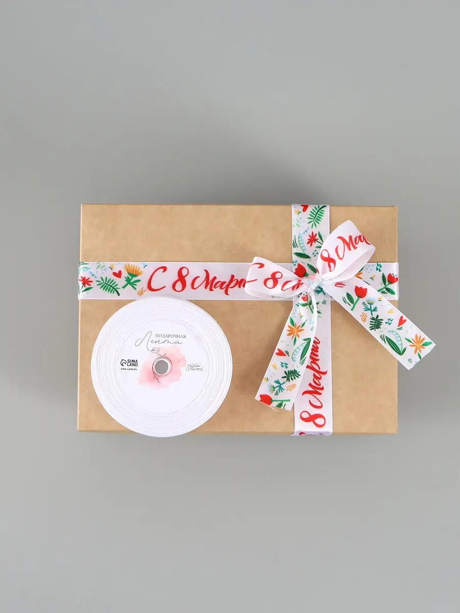 

Лента атласная, Разноцветный