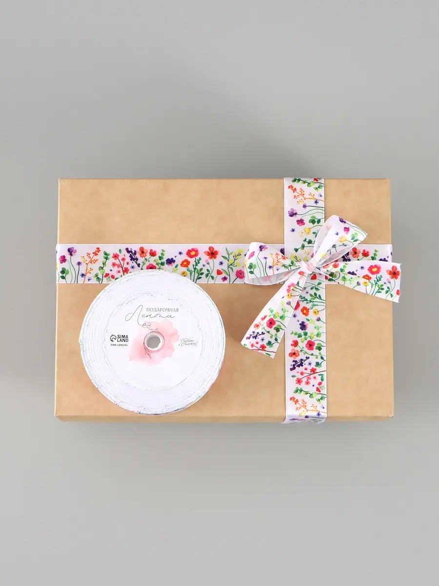 

Лента атласная, Разноцветный