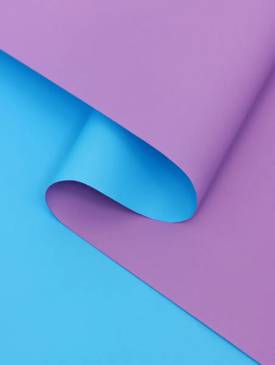 

Пленка матовая для цветов и букетов, пурпурный, голубой, 0.58×10 м, Голубой;сиреневый