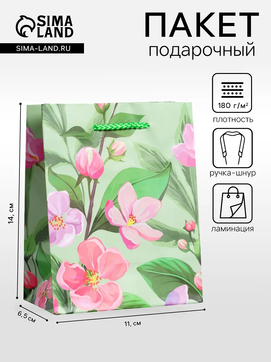 

Пакет подарочный ламинированный, Разноцветный;зеленый