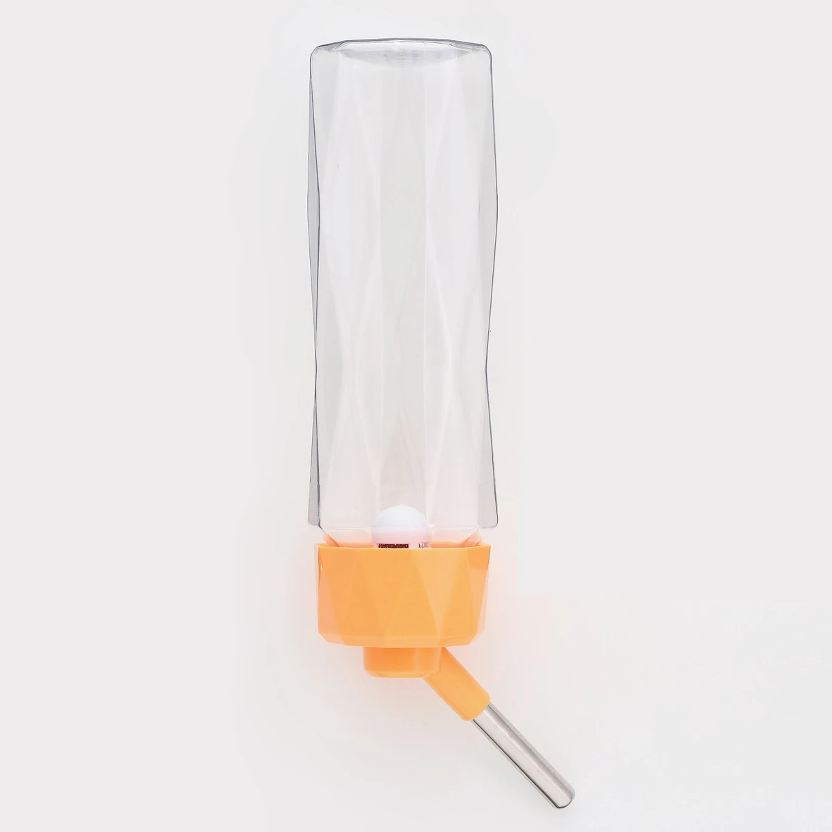 

Поилка для животных, 500 мл, крепление-пружинка, оранжевая, Оранжевый