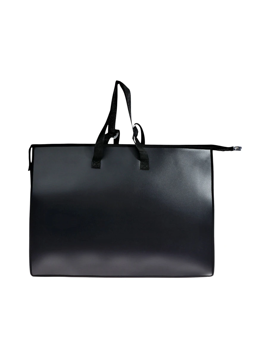 

Папка а2, 650×470×100 мм, devente uno, с ручками, пластиковая, молния сверху, внутренний карман, Черный