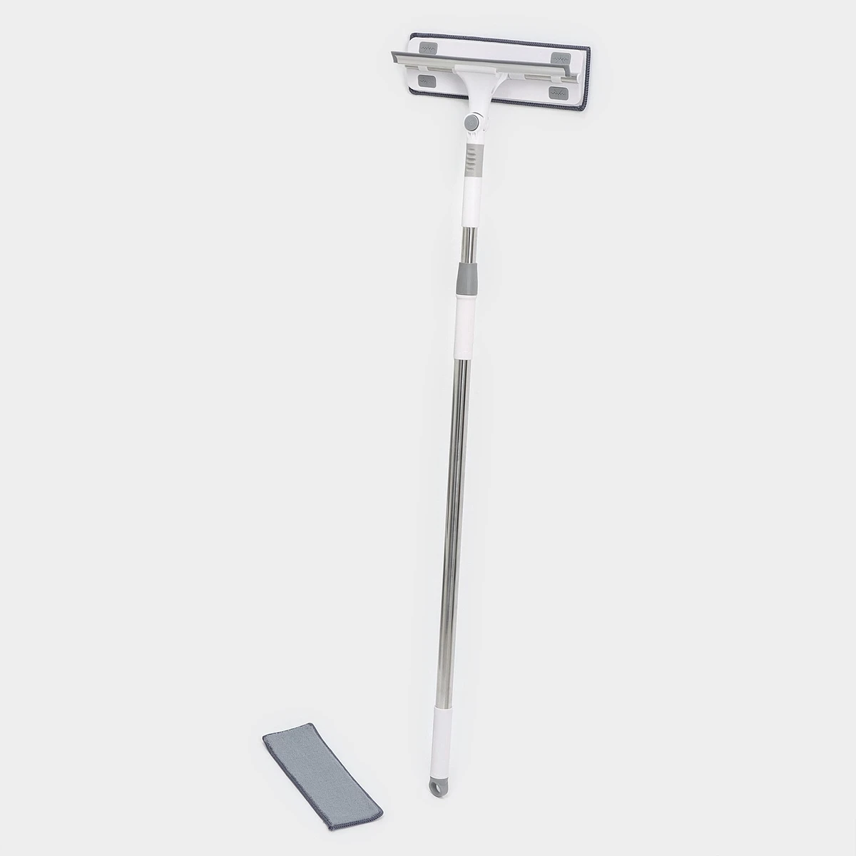 

Окномойка с насадкой из микрофибры, фиксатор, стальная телескопическая ручка, 28.5×8.5×85(135) см, Оранжевый;белый