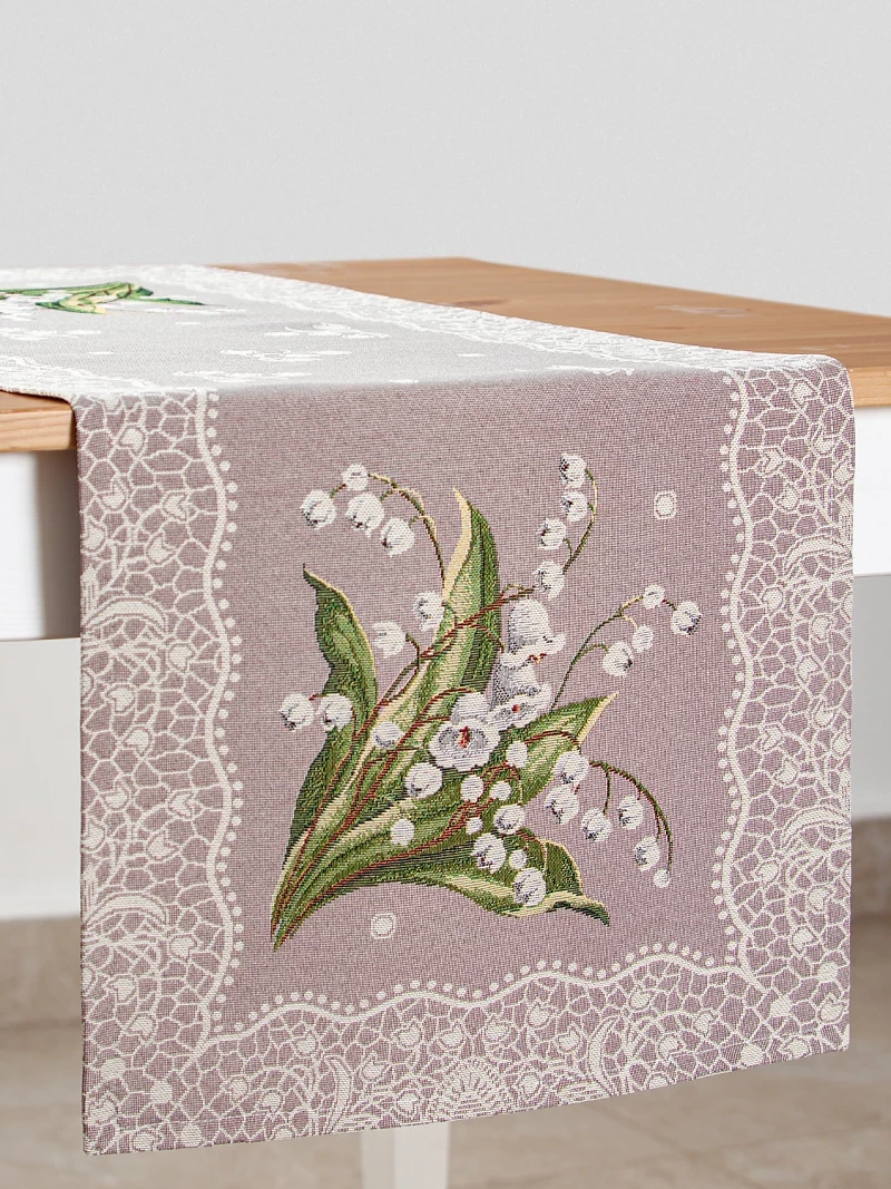 

Салфетка "Ландыши", 44х140 см, Разноцветный;сиреневый