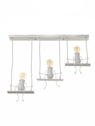 Светильник altalena 3×40 вт е27 белый 42