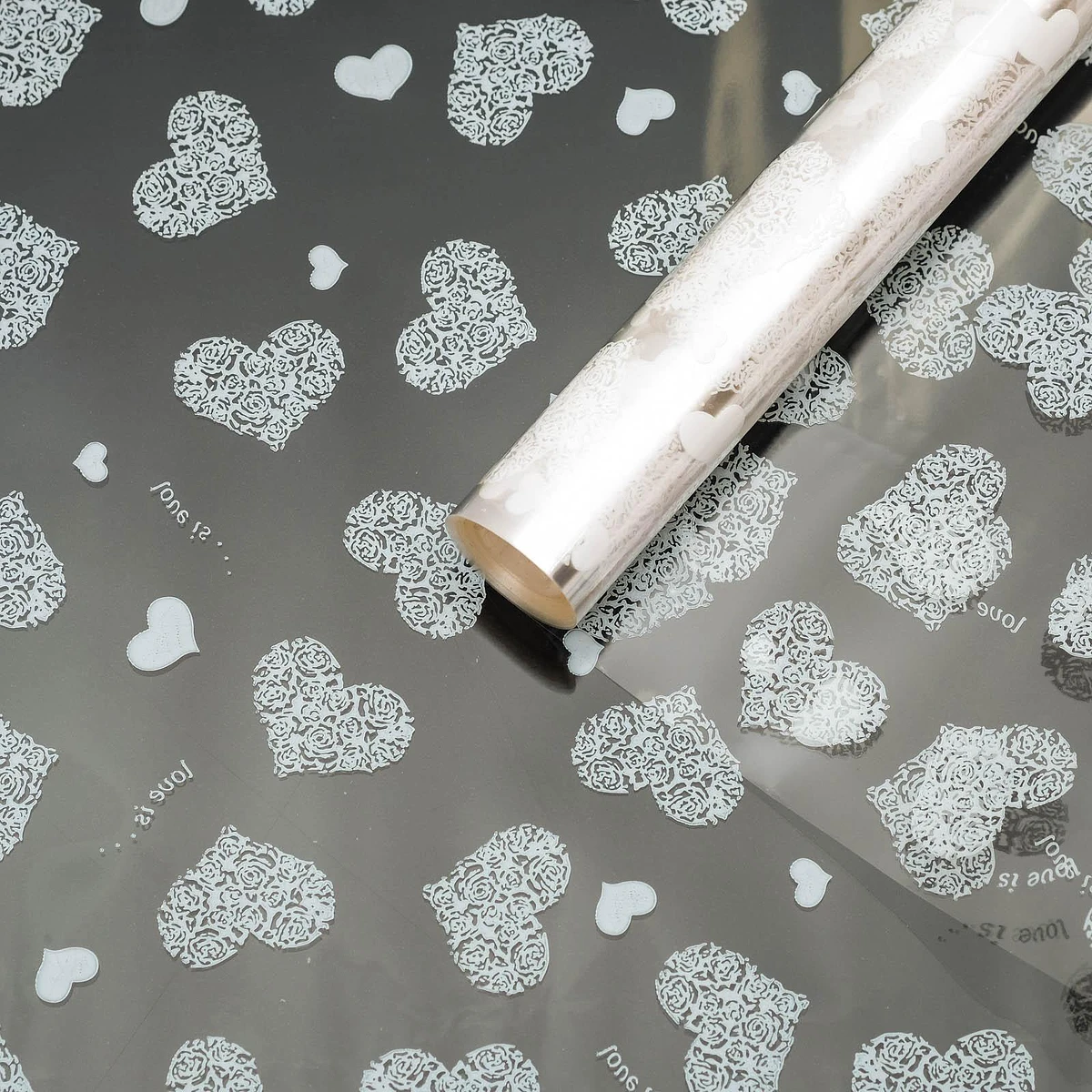 

Пленка для цветов, Прозрачный;белый